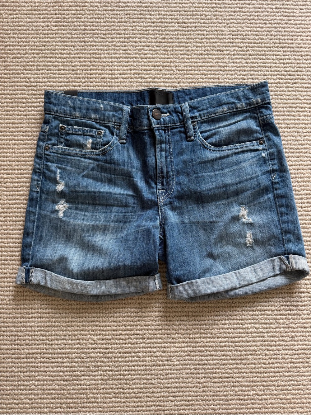 Vince Mason Relaxed Rolled Denim Women’s Shorts